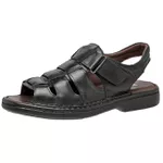 Sandalia Anti-stress em Couro Pelica com Sola de EVA Cor: Preto