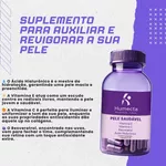 Combo Pele Saudável & Brinde - 1 Sérum Facial e 1 Vitamina Pele saudável - 1 Body Splash Vanila