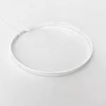 Colar Choker Aro Liso Folheado em Prata 925