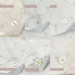 Colar Medalha M Personalizada Folheado em Prata 925