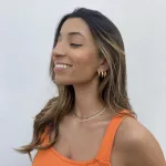 Colar Choker Becky Folheado em Ouro 18k