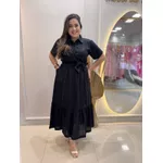 Vestido Valéria Preto 