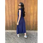 Chemise Sara Azul Marinho 
