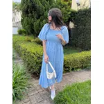 Vestido Mayara Azul Liberty