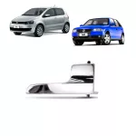 MACANETA INTERNA CROMADA PORTA GOL G4 IV FOX 4PT METAL LD 21514