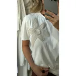 Blusa Flor Off White