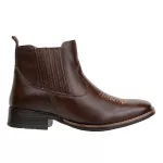 Botina Masculina Tradicional Couro Floater Café