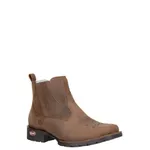 Botina Texana Masculina Em Couro Crazy horse Tabaco Ref.: 1020-tab-G