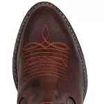 Bota Cano Curto Feminina Country Couro Legítimo Fóssil Café