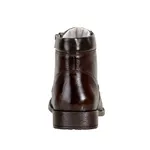 Coturno Masculino Couro Legítimo Floater Café Alto Conforto