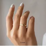 Alianças de Ouro Chanfrado Santo Antônio do Descoberto 3mm