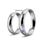 Alianças de Casamento Breves 4,5mm