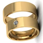 Alianças de Casamento Samambaia 6mm