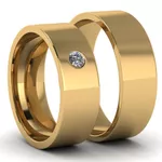 Alianças de Casamento Samambaia 6mm