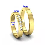 Alianças de Casamento Louveira 3mm