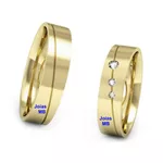 Alianças de Ouro 750 Aparecida de Goiânia 5mm