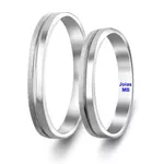 Alianças de Ouro Branco Rio Branco 3mm