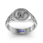 Anel de Ouro Masculino DF 10mm