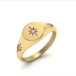 Anel de Ouro Masculino Goiânia 13mm