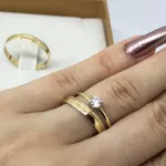 Kit Aliança De Casamento São Luís 3mm