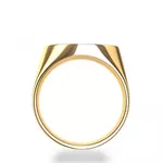 Anel de Ouro Masculino Campinas 18mm