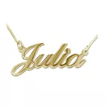 Gargantilha de Ouro com Nome Personalizado Goiânia 45 cm