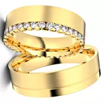 Alianças de Casamento Fukuoka 6mm