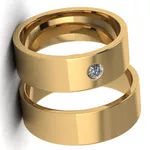 Alianças de Casamento Samambaia 6mm