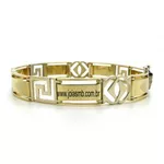 Pulseira de Ouro Campo Grande 21 cm