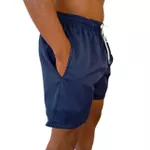 SHORT MASCULINO BERMUDA PRAIA LISA AZUL MARINHO