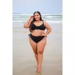 Biquini Plus Size Fio Duplo Caribe Preto 0138.01