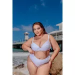Biquini Meia Taça Leblon Branco fio Duplo 0133.13
