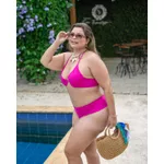 Biquíni Plus Size Aro Único Fio Duplo Rosa Light 0107.60