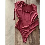 Body manga longa Floriano - Marsala