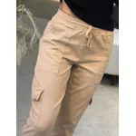 Calça Ambicione Cargo em Sarja Café com Leite 1706a 47427A