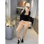 Calça Ambicione Cargo em Sarja Café com Leite 1706a 47427A