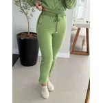 Calça Abenção De Moletom Com Cordão Verde