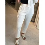 Calça Biamar De Alfaiataria Em Sarja Off White 