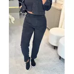 Calça Biamar De Cotele Com Bolso Preto