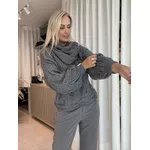 Blusa Biamar Com Gola Removível Cinza