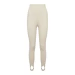 Calça Fuseau Canelada Areia