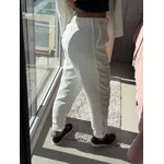 Calça Biamar De Veludo Com Barra Italiana Off 3105
