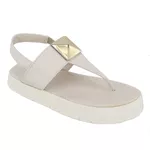 Sandália Flatform Cintia Off White