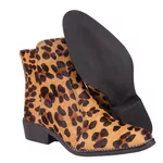 Bota Cano Curto Bico Fino Feminina Onça