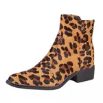 Bota Cano Curto Bico Fino Feminina Onça