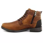 Bota Masculina Boxer em Couro Urban Casual Mostarda - Versatilidade e Modernidade
