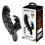 Capa Peniana Black com Vibro - Pretty Love - com Vibro 10 modos de vibração 
