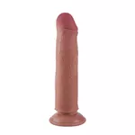 Dildo Pênis Super Realístico Dupla Camada - Ventosa - 20,0 X 4,2 cm