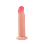 Dildo Pênis Super Realístico Dupla Camada - Ventosa - 20,0 X 4,2 cm