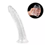Prótese Dildo Pênis Realístico em Silicone com Ventosa - 16,5x3,0 cm